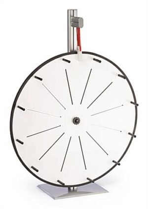 Write-on Prize Wheel with 12 Slots, Countertop - White