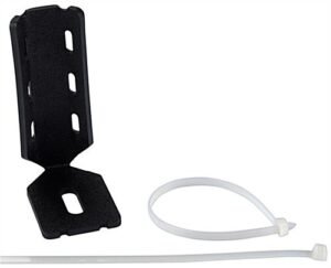 Zip Tie Bracket for Hand Sanitizer or Wipe Dispenser, Fits Poles - Black