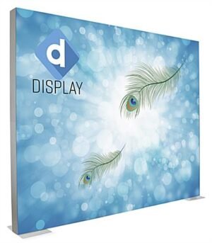 10'w Trade Show Display w/Custom Printed Full Color SEG Graphics, Double-Sided