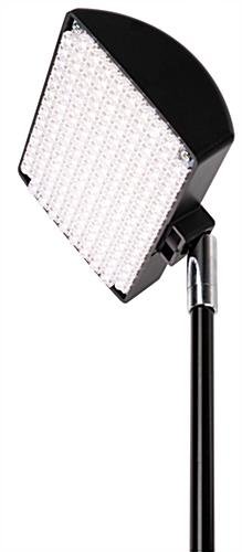 12 Watt Display Spotlight with Adjustable Clamp-on Base for Trade Show Use - Black - Image 3