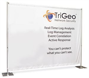 8' Custom Printed Banner for Trade Show Backdrops