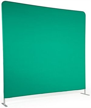 8’ Green Screen Backdrop, Stretch-Poly Fabric, Wrinkle-Resistant – Chroma Green