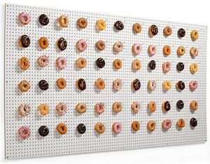 96 x 48, Pegboard Panel for Wall, Set of Two - White