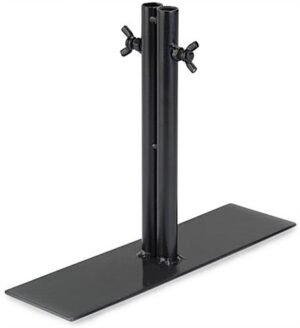 Art Display Grid Base with 2 Leg Supports, Rectangular - Black