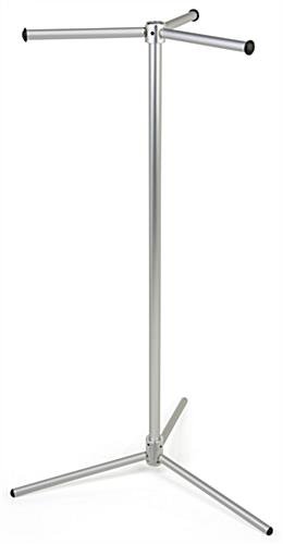 Bag Stand With 3 Arms For 33 Tote Capacity - Silver