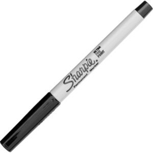 Sharpie Precision Point Permanent Marker, Ultra Fine, Black, 24 ct
